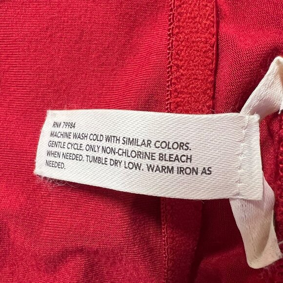 Some Babydoll Chemise Slip Nightgown Red Lacy Sexy Flowy Romantic Medium - Picture 6 of 9